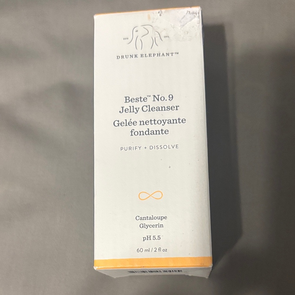 Drunk Elephant Beste No. 9 Jelly Cleanser - White and Orange Packaging